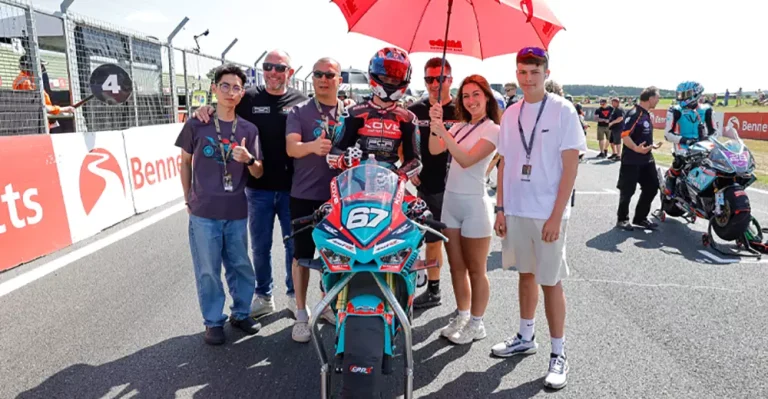 KOVE 450RR Breaks into Top Five at BSB